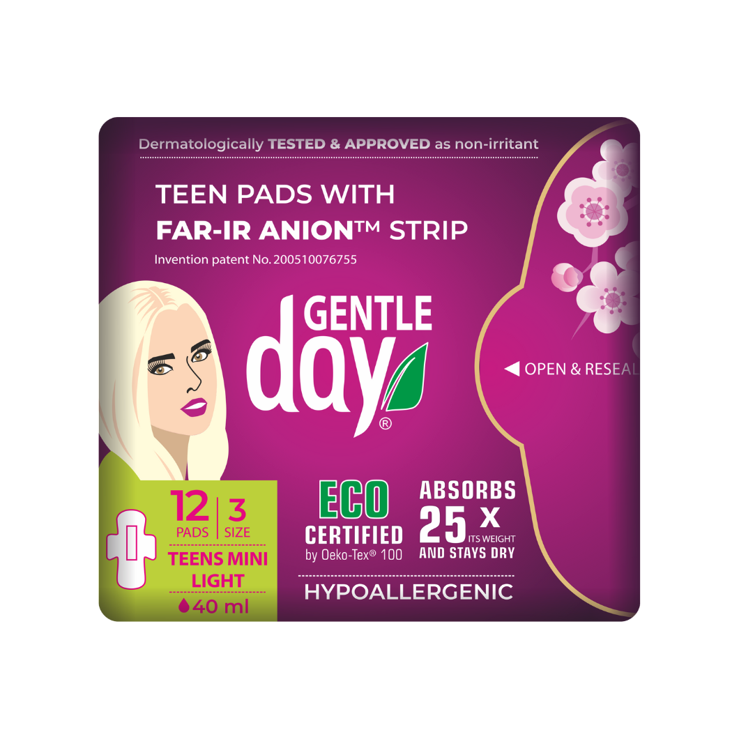 Organic TEENS Mini Light Flow Pads