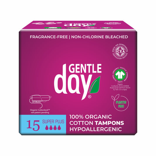Organic Cotton Tampons SUPER PLUS