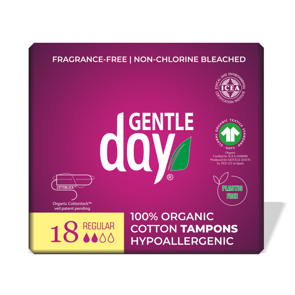 Organic Cotton Tampons REGULAR – Gentle Day in South Africa