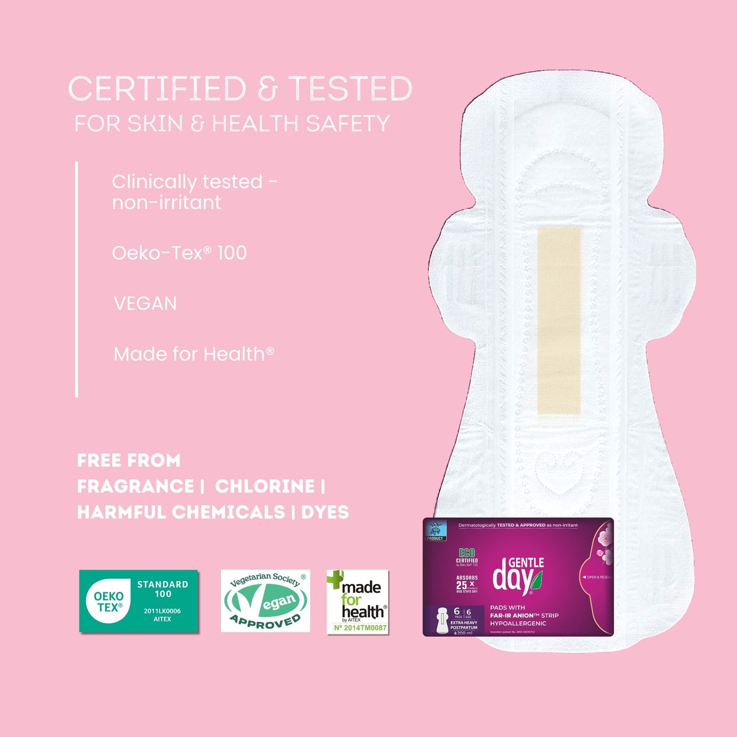 Organic Extra Heavy / Postpartum/ Incontinence pads