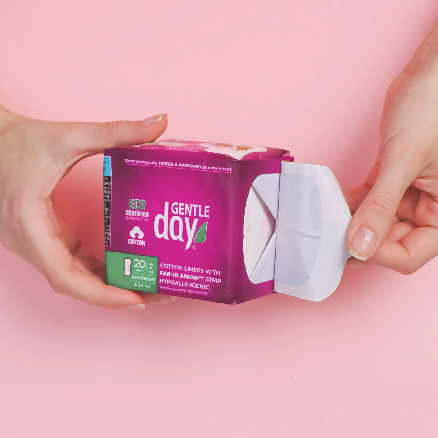 Gentle Day Organic Cotton Absorbent Panty Liners