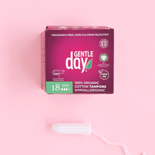 Gentle Day Organic Cotton Tampons – Super