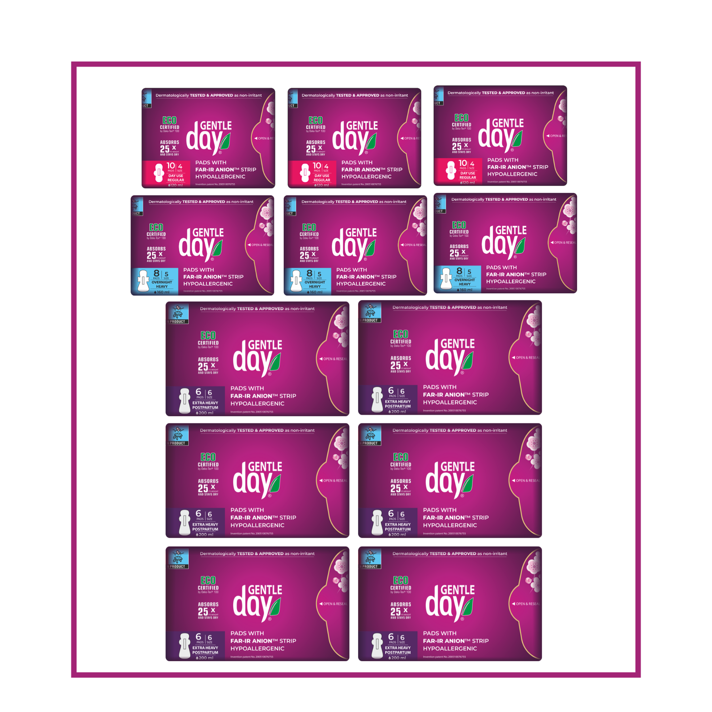 Extra Heavy Flow Bundle – 12 Pack