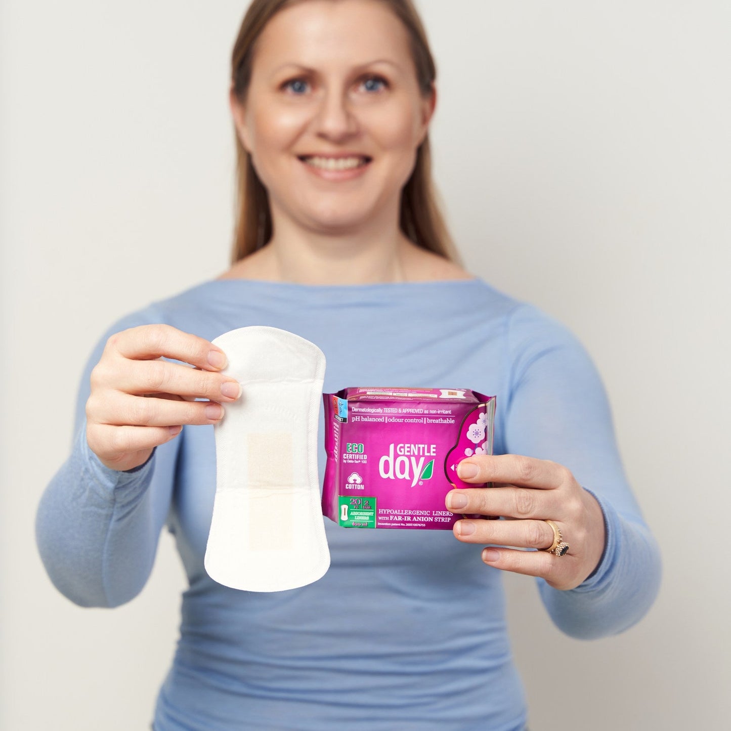 Organic Cotton Absorbent Pantyliners - Size 2