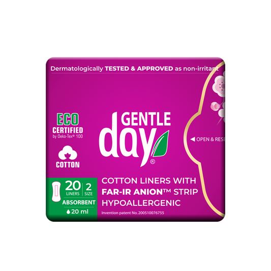Gentle Day® Hypoallergenic Absorbent Pantyliners