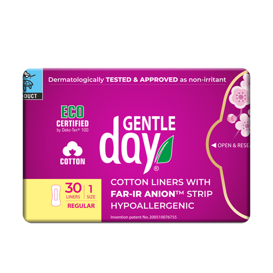 Gentle Day® Hypoallergenic Regular Pantyliners
