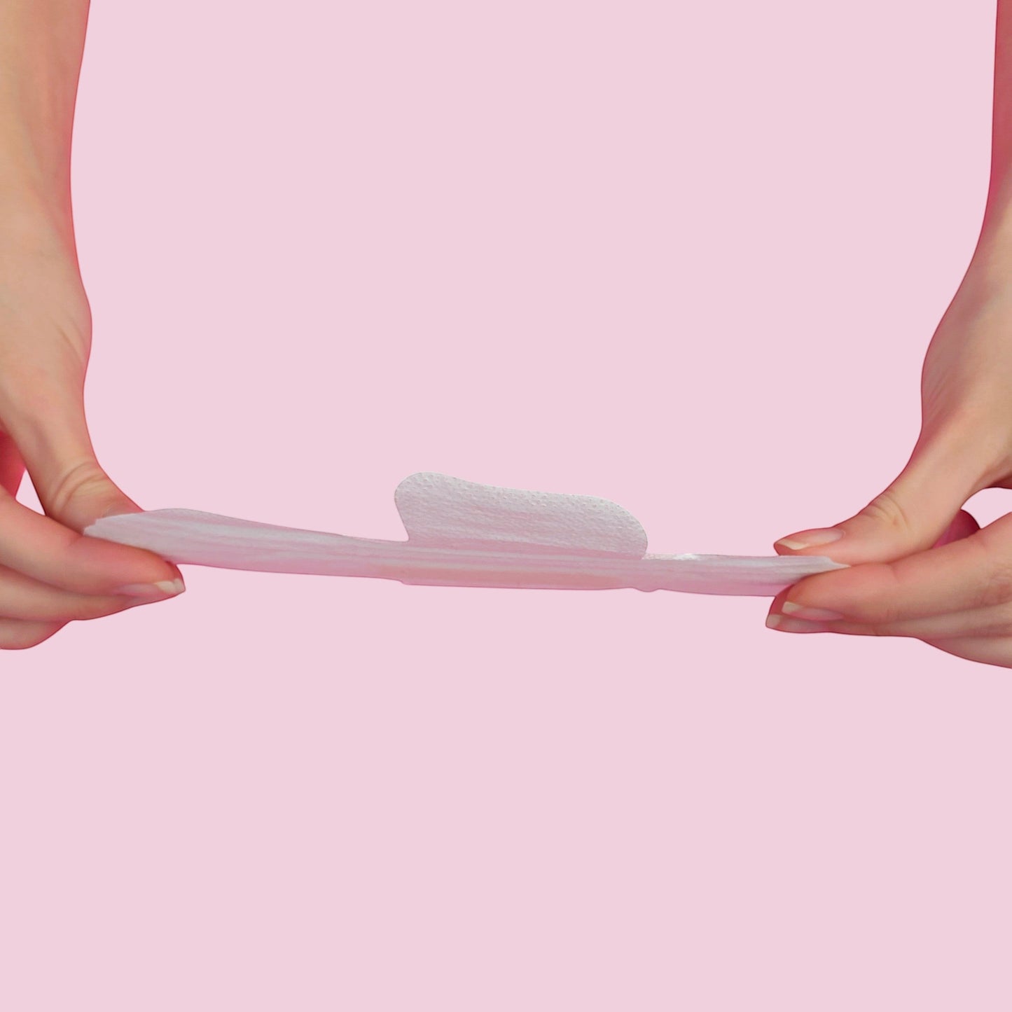 Gentle Day in South Africa Organic Light Flow teens pads are thin, flexible, and made of soft organic cotton.