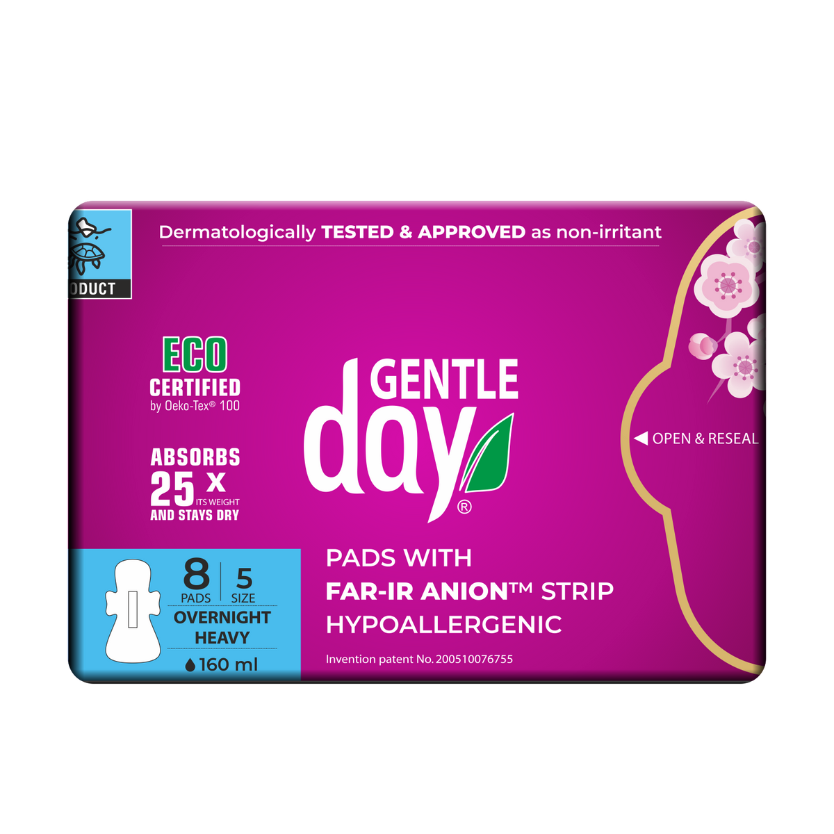 Gentle Day® Hypoallergenic Heavy Flow Pads