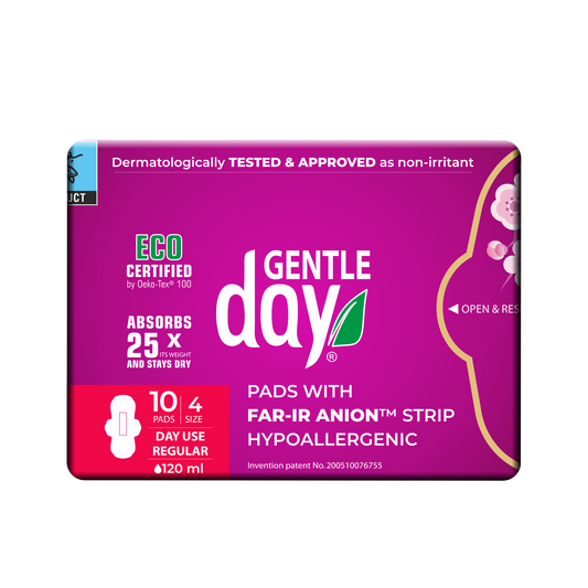 Gentle Day® Organic Regular Flow Pads