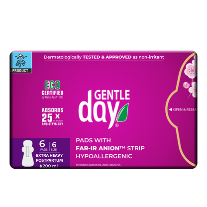 Gentle Day® Extra Heavy Flow / Maternity Pads