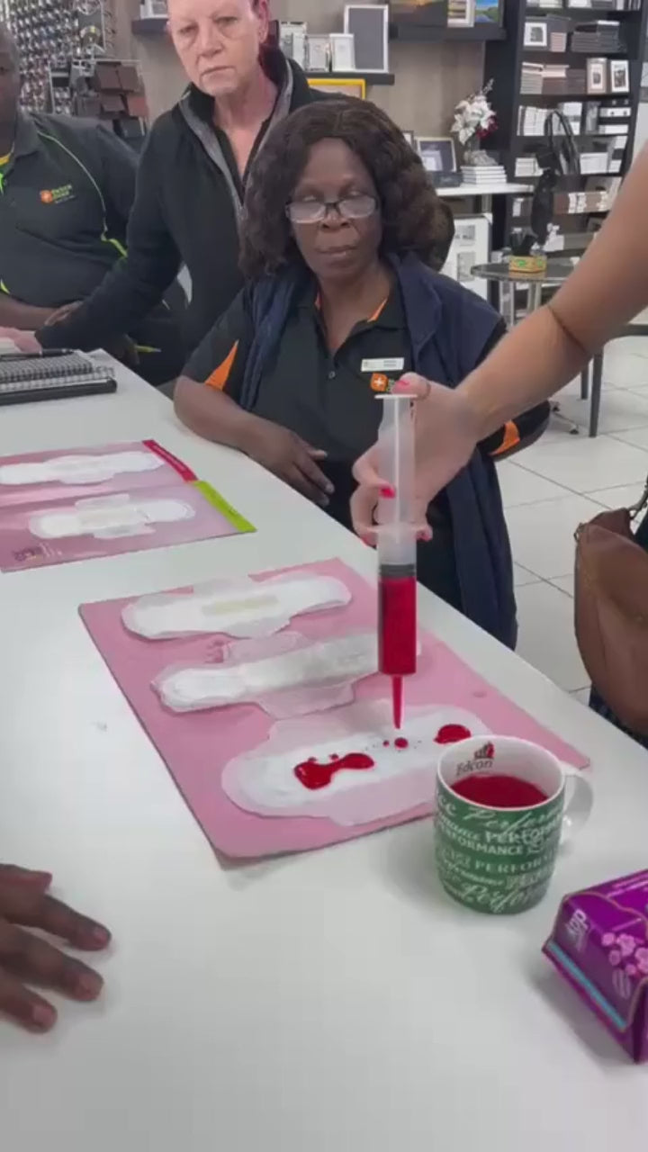 Load video: No editing. No tricks. Just real absorbency you can see.